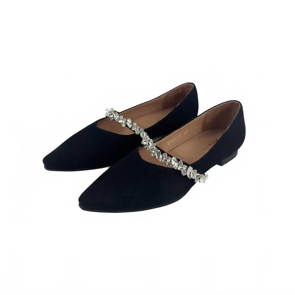 NEW ALL BLACK women's royal mary jane flat shoe in black